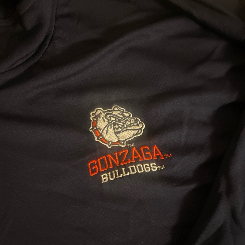 Gonzaga Bulldogs Navy 3/4 pullover xxl - Picture 2 of 8